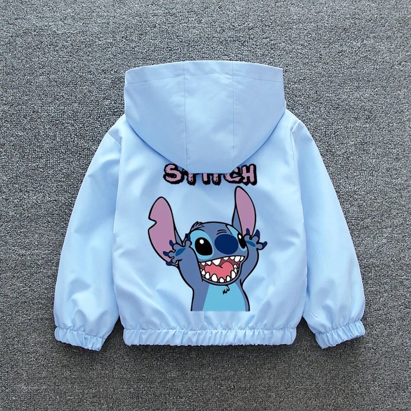 Lilo & Stitch Cartoon Hooded Jacket (2024) - Baby Care Shop