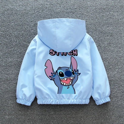 Lilo & Stitch Cartoon Hooded Jacket (2024) - Baby Care Shop