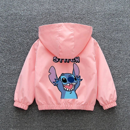 Lilo & Stitch Cartoon Hooded Jacket (2024) - Baby Care Shop