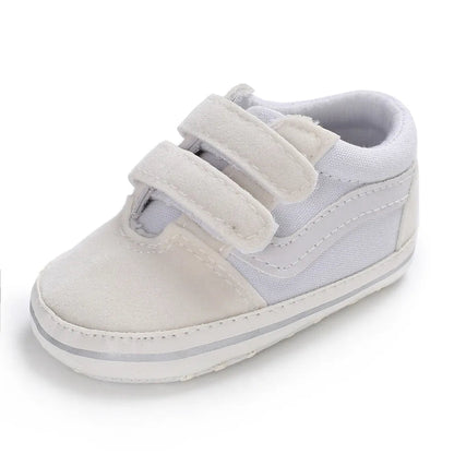 Plaid Canvas Sneakers (Newborn First Walkers) - Baby Care Shop