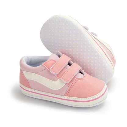 Plaid Canvas Sneakers (Newborn First Walkers) - Baby Care Shop