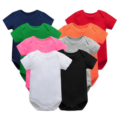 Soft Cotton Short Sleeve Bodysuit (0 - 24M) - Baby Care Shop