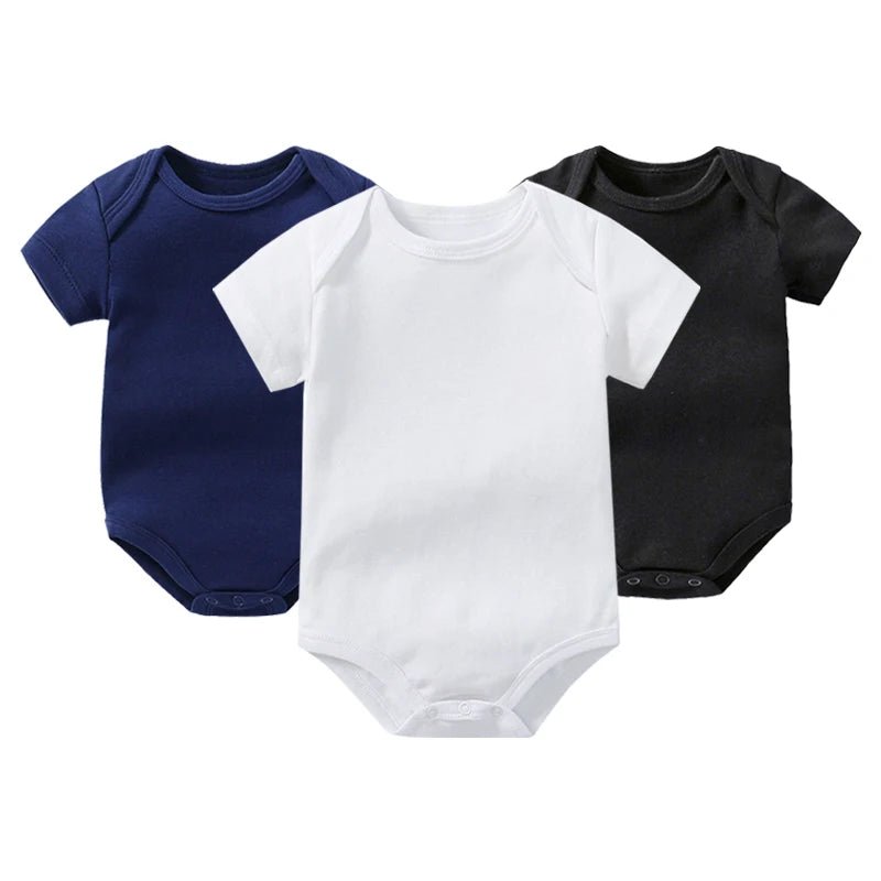 Soft Cotton Short Sleeve Bodysuit (0 - 24M) - Baby Care Shop