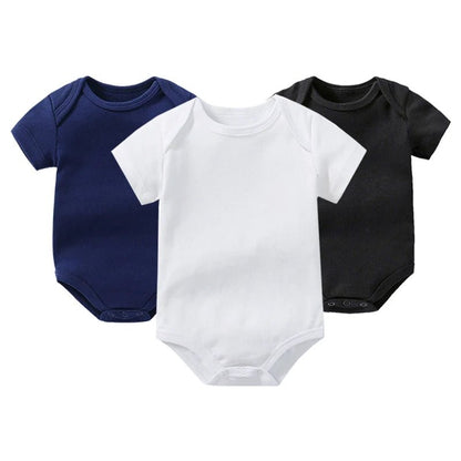 Soft Cotton Short Sleeve Bodysuit (0 - 24M) - Baby Care Shop