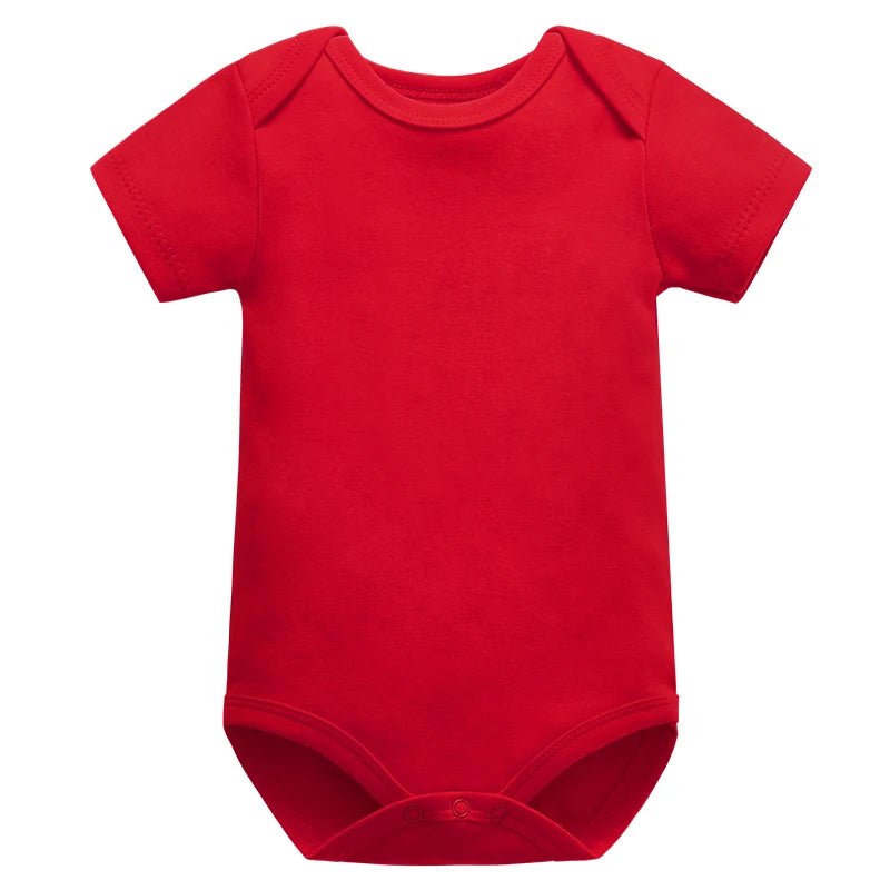 Soft Cotton Short Sleeve Bodysuit (0 - 24M) - Baby Care Shop