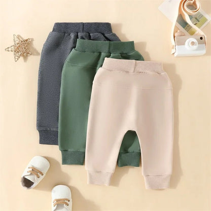 Toddler Boys' Sweatpants: Pack of 3 Elastic Waist Sport Pants - Baby Care Shop