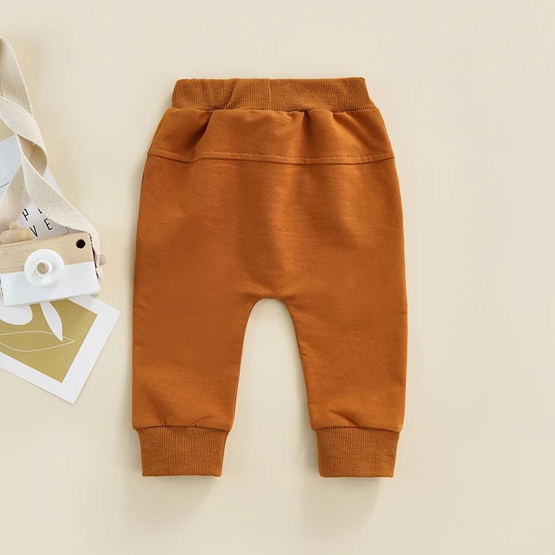 Toddler Elastic Waist Pants: Adjustable, Casual Fit (0 - 3Y) - Baby Care Shop