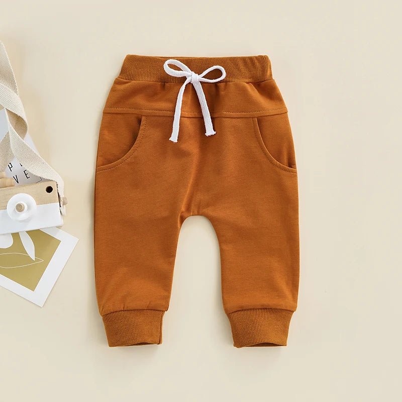 Toddler Elastic Waist Pants: Adjustable, Casual Fit (0 - 3Y) - Baby Care Shop