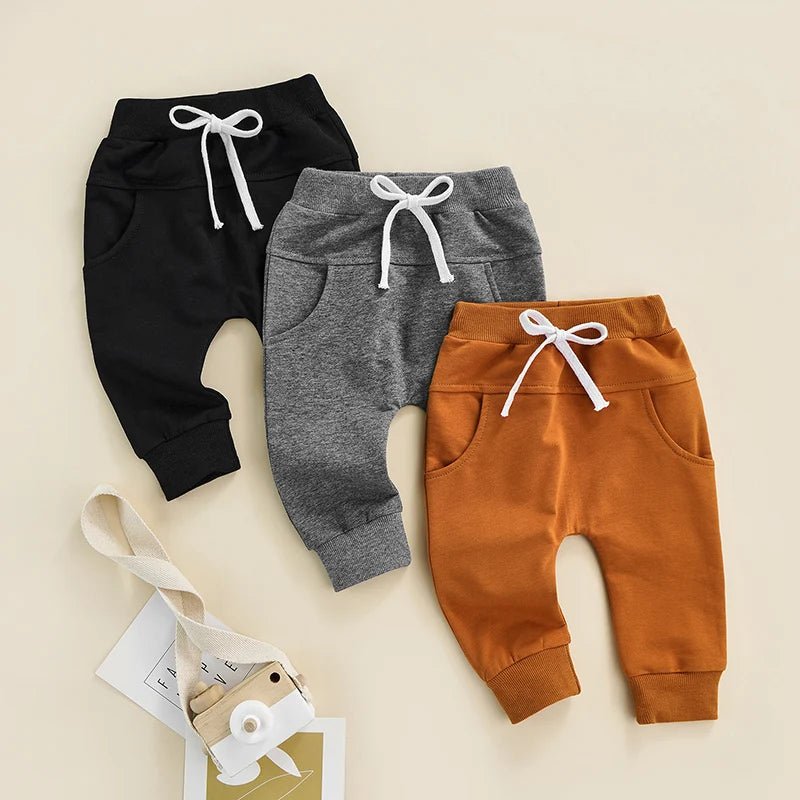 Toddler Elastic Waist Pants: Adjustable, Casual Fit (0 - 3Y) - Baby Care Shop