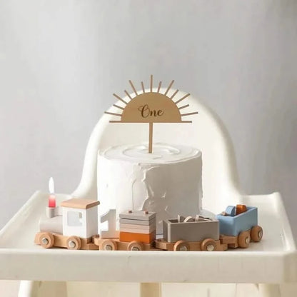 Wooden Train Baby Toy - Baby Care Shop