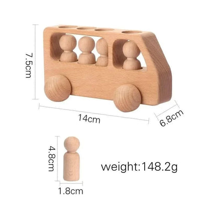 Wooden Train Baby Toy - Baby Care Shop