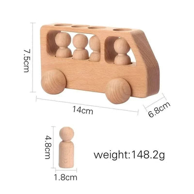 Wooden Train Baby Toy - Baby Care Shop