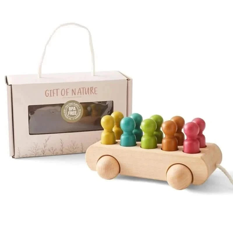 Wooden Train Baby Toy - Baby Care Shop