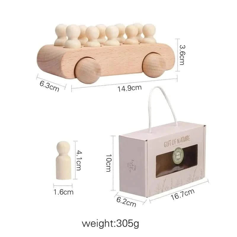 Wooden Train Baby Toy - Baby Care Shop