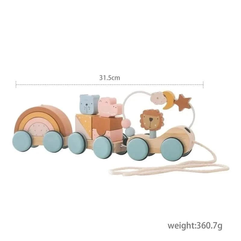 Wooden Train Baby Toy - Baby Care Shop