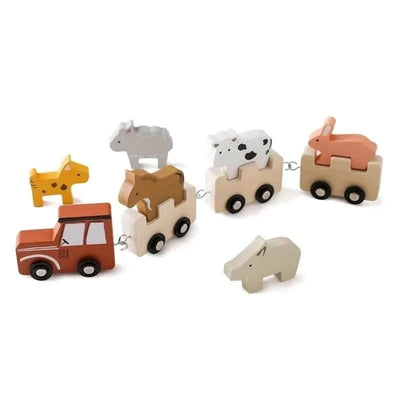 Wooden Train Baby Toy - Baby Care Shop